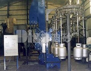 Shot Blast Machine For Gas Cylinder